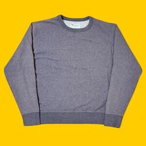 Champion Gray Crewneck Sweatshirt Men’s Medium Embroidered Logo Pullover